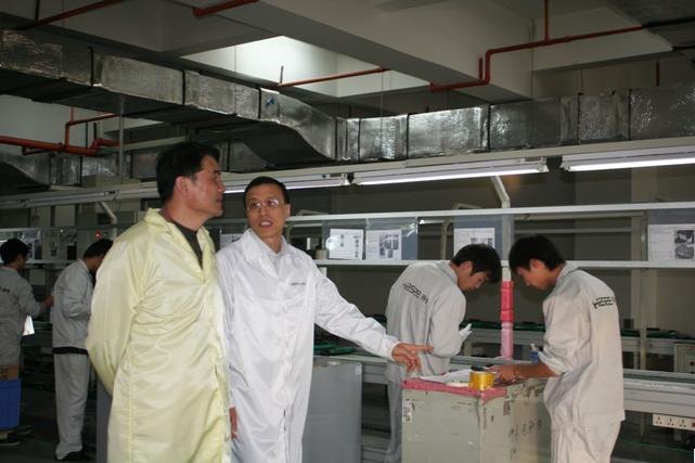 陳德清副校長到深圳神州電腦公司檢查學生實習情況