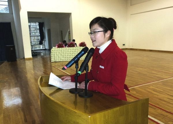 全國道德模范曹陽飛宇事跡報告感動三明九中師生