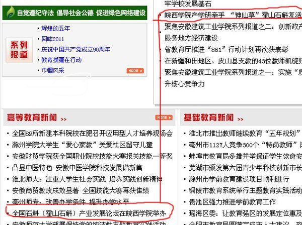 社會(huì)各類媒體關(guān)注報(bào)道皖西學(xué)院舉辦的全國(guó)石斛產(chǎn)業(yè)發(fā)展論壇