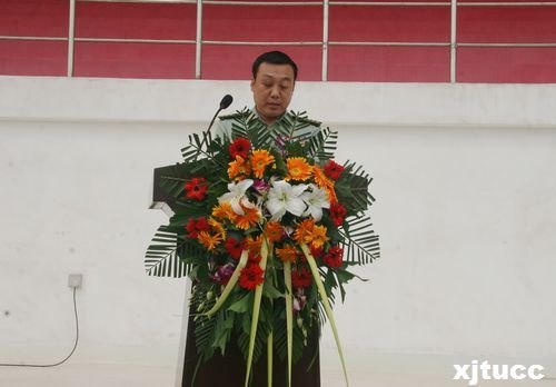 西安交通大學城市學院隆重舉行2012級新生軍訓動員大會