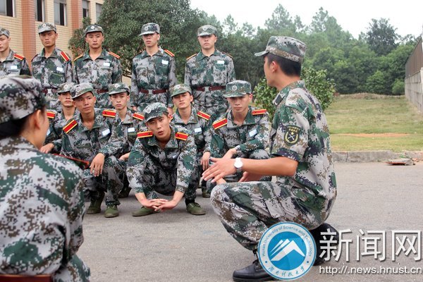 天公作美 軍訓(xùn)更精彩