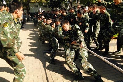 北京林業(yè)大學(xué)國(guó)防生開(kāi)展多彩文體活動(dòng)歡度“雙節(jié)”