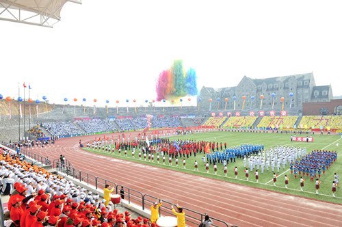 長春建筑學院2012年田徑運動會隆重召開