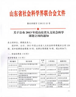 山東旅游職業學院課題喜獲山東省社科聯重點資助項目立項