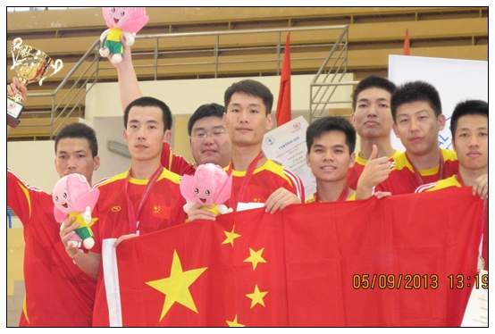 晉中學(xué)院隊(duì)員在第七屆世界毽球錦標(biāo)賽上再傳佳績