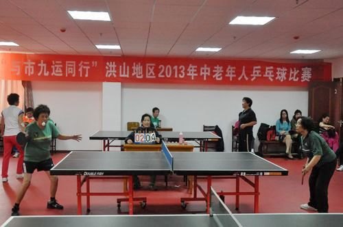 湖北工業大學參加洪山區老年乒乓球比賽取得優異成績