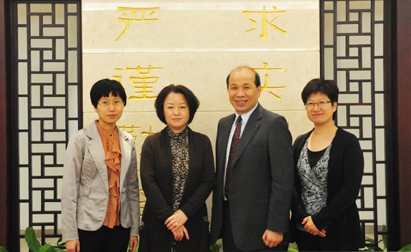 副校長劉春紅會(huì)見臺(tái)灣逢甲大學(xué)大陸事務(wù)辦公室主任劉霈博士