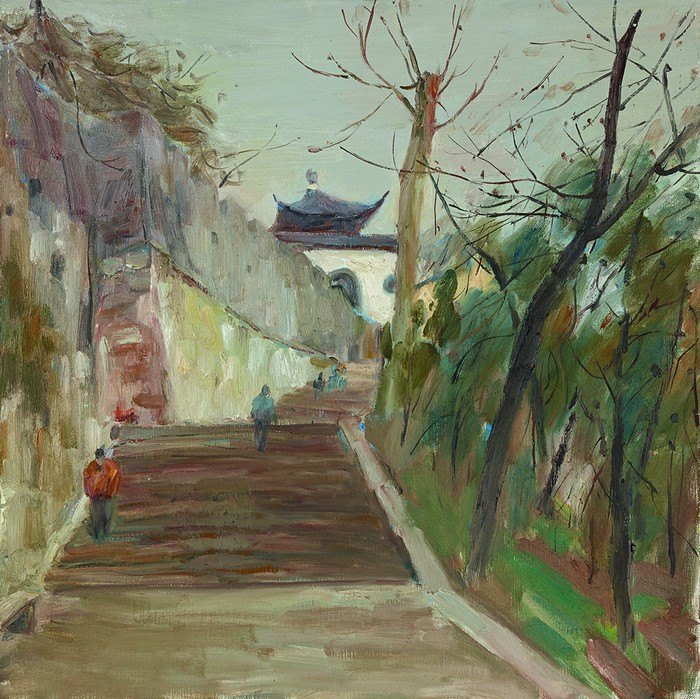 風·景崔雄油畫作品在南京藝術學院美術館開展