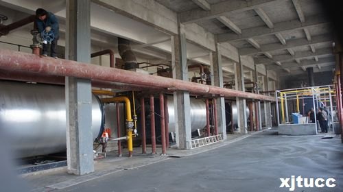 西安交通大學城市學院天然氣采暖鍋爐成功點火并投入運行