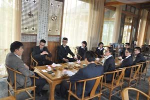 紅葉紛飛滿蘭亭 品茗暢談職業夢——第九期“蘭亭茶敘”圓滿落幕