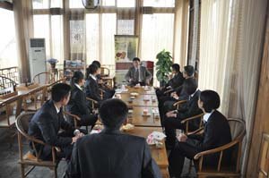 紅葉紛飛滿蘭亭 品茗暢談職業夢——第九期“蘭亭茶敘”圓滿落幕